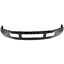 Front Bumper, Painted Black, Without Mounting Brackets