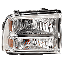 Passenger Side Halogen Headlight, With bulb(s), OE Replacement