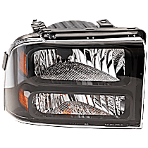 Passenger Side Halogen Headlight, With bulb(s), OE Replacement