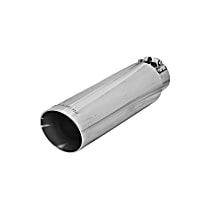 Universal, Exhaust Tip - Polished Stainless Steel Single  Sold individually