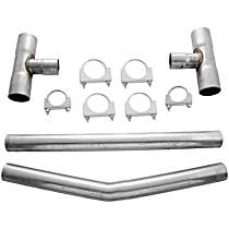 Universal, Made of Aluminized Steel Exhaust Pipe