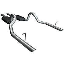17112 American Thunder Series - 1994-1997 Ford Mustang Cat-Back Exhaust System - Made of Aluminized Steel