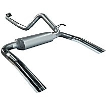 17233 American Thunder Series - 1986-1991 Cat-Back Exhaust System - Made of Aluminized Steel
