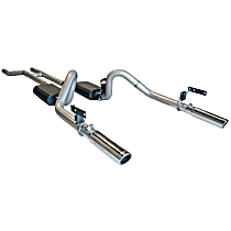 17281 Header-Back Exhaust System, Made of Aluminized Steel, American Thunder Series
