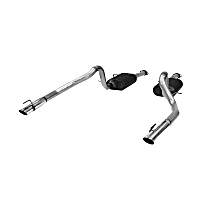 17312 Cat-Back Exhaust System, 8, 4.6, Made of Aluminized Steel, American Thunder Series