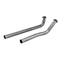81068 Down Pipe - 409 Stainless Steel, Direct Fit, Sold individually