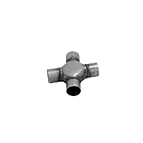 Universal, X-Pipe Stainless Steel Exhaust Pipe