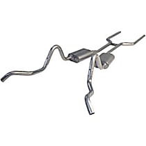 817412 American Thunder Series - 1964-1967 Header-Back Exhaust System - Made of Stainless Steel