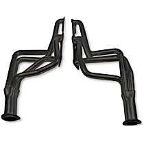11170FLT Headers Long Tube, Painted Black, Made of Steel