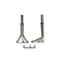 Headers Upright, Natural, Made of 409 Stainless Steel
