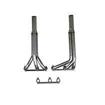 Headers Upright, Natural, Made of 409 Stainless Steel