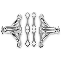 Universal, Headers Shorty Polished Made of Stainless Steel