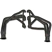 13500FLT Headers Long Tube, Painted Black, Made of Steel