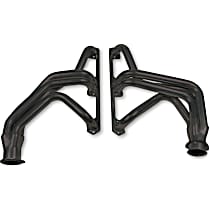 13502FLT Headers Long Tube, Painted Black, Made of Steel