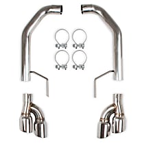 52019FLT 2018-2019 Ford Mustang Axle-Back Exhaust System - Made of 409 Stainless Steel