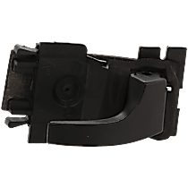 Front or Rear, Passenger Side Black Interior Door Handle, Without Door Lock Hole