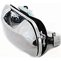 Front and Rear, Driver and Passenger Side Chrome Exterior Door Handle, Driver Side - With Key Hole; Passenger Side - Without Key Hole, 4-Door, Sport Utility