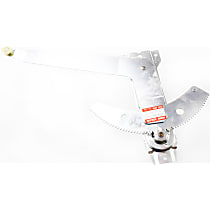 Front, Driver Side Manual Window Regulator, Hand-Crank Type