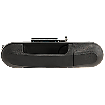 Rear, Driver Side Textured Black Exterior Door Handle, Without Key Hole