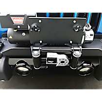 00050-05 Winch Link - Powdercoated Silver, Aluminum