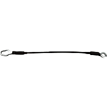 Driver or Passenger Side Tailgate Cable, 17.3 in. Overall Length