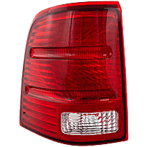 Driver Side Halogen Tail Light, Without bulb(s), OE Replacement, CAPA Certified