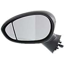 Driver Side Mirror, Power, Manual Folding, Heated, Paintable, Without Signal Light, Without memory, Without Puddle Light, Without Auto-Dimming, With Blind Spot Glass, Type 1