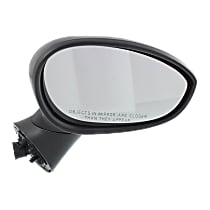 Passenger Side Mirror, Power, Manual Folding, Heated, Paintable, Without Signal Light, Without memory, Without Puddle Light, Without Auto-Dimming, Without Blind Spot Feature, Type 1