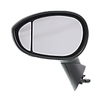 Driver Side Mirror, Power, Manual Folding, Heated, Chrome, Without Signal Light, Without memory, Without Puddle Light, Without Auto-Dimming, With Blind Spot Glass, Type 1