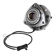 Front, Driver or Passenger Side Wheel Hub, 4WD, Schaeffler BRG Global No. 102029; ABS Cable Included, 5 Lugs