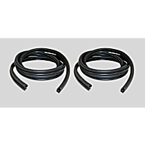 KD3002 Door Glass Weatherstrip - Set of 2