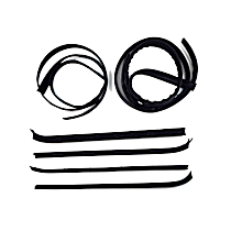 KF1006 Door Glass Weatherstrip - Set of 8