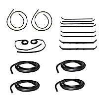 KF1039-16 Door Glass Weatherstrip - Kit