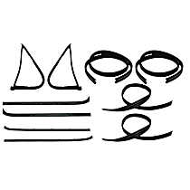 KF4920 Front, Driver and Passenger Side Weatherstrip Kit, Set of 10