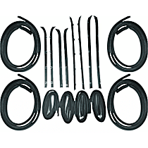 Window Channel Weatherstrip Seal - Set of 16