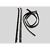 KG1009B Driver Side, Inner and Outer Weatherstrip Kit, Set of 3