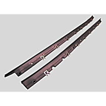 KG2076 Door Glass Weatherstrip - Set of 2