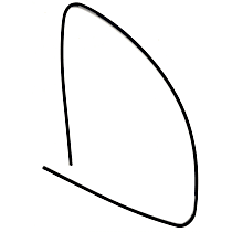 N4001 Windshield Molding