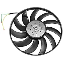 31024 OE Replacement Driver Side Radiator Fan, Single fan