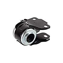 Front, Driver Side, Rearward, Control Arm Bushing, With Bracket, For control arm # 31317661.