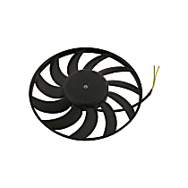 4F0-959-455 OE Replacement Driver Side Auxiliary fan, Single fan