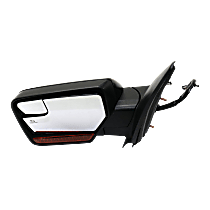Driver Side Mirror, Non-Towing, Power, Power Folding, Heated, Paintable, In-housing Signal Light, With memory, With Puddle Light, Without Auto-Dimming, Without Blind Spot Feature