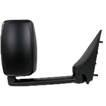 4-bolt mount, Passenger Side Towing Mirror, Manual Adjust, Non-Heated, Manual Folding, Paintable, No Signal Light, No Memory, No Puddle Light, No Auto-Dimming, No Blind Spot Feature