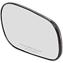 Passenger Side Mirror Glass, Non-Heated, No Blind Spot Feature