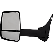 4-bolt mount, Driver Side Towing Mirror, Manual Adjust, Non-Heated, Manual Folding, Textured Black, No Signal Light, No Memory, No Puddle Light, No Auto-Dimming, No Blind Spot Feature