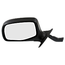 Driver Side Mirror, Non-Towing, Manual Adjust, Manual Folding, Non-Heated, Chrome, Without Signal Light, Without memory, Without Puddle Light, Without Auto-Dimming, Without Blind Spot Feature