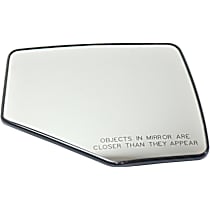 Passenger Side Mirror Glass, Non-Heated, No Blind Spot Feature