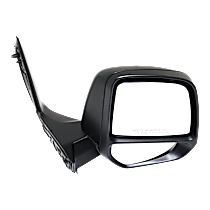 2014-2018 Ford Transit Connect Passenger Side Manual Door Mirror; Small Type; Convex Glass With Spotter Mirror; Textured Cover; Fits Van And Wagon Fo Partslink FO1321535 2014-2018 Ford Transit Connect Passenger Side Manual Door Mirror; Small Type; Convex Glass With Spotter Mirror; Textured Cover; Fits Van And Wagon Fo Partslink FO1321535