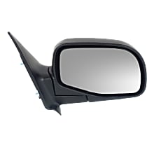 Passenger Side Mirror, Manual Adjust, Manual Folding, Non-Heated, Paintable, Without Signal Light, Without memory, Without Puddle Light, Without Auto-Dimming, Without Blind Spot Feature