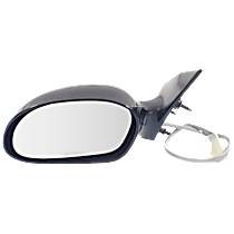 Driver Side Mirror, Power Adjust, Non-Heated, Paintable, Non-Folding, No Signal Light, No Blind Spot Feature, No Memory, No Puddle Light, No Auto-Dimming